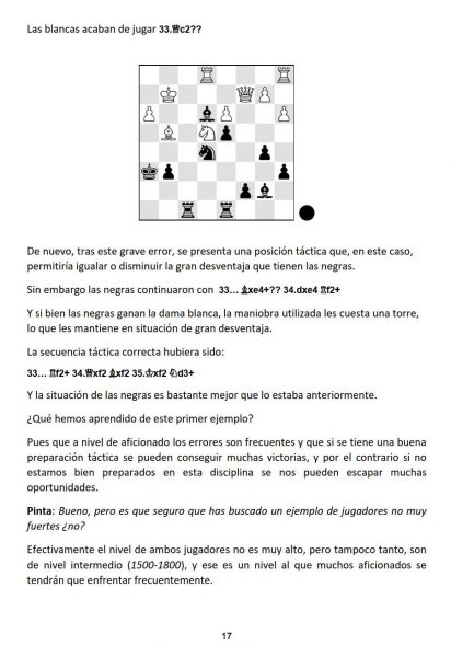 Club de Ajedrez Mate Pastor - Holaestamos estudiando táctica..el tema es  La Clavada. Aquí tienen un ejercicio para practicar. Saludos.